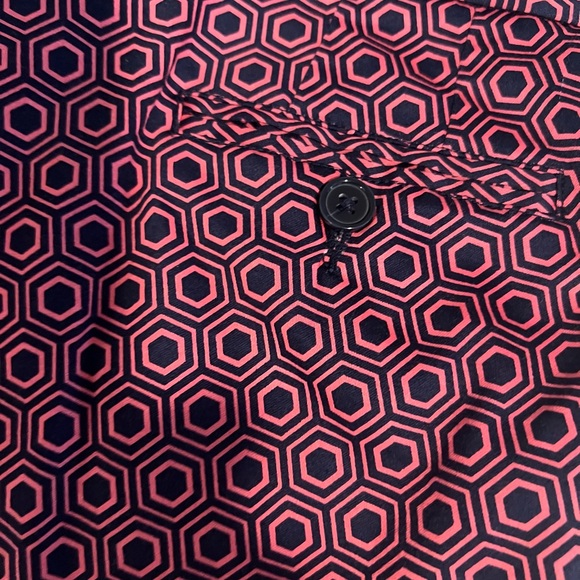 Laundry pink/navy pantss by Shelli Segal 6 - Picture 5 of 9